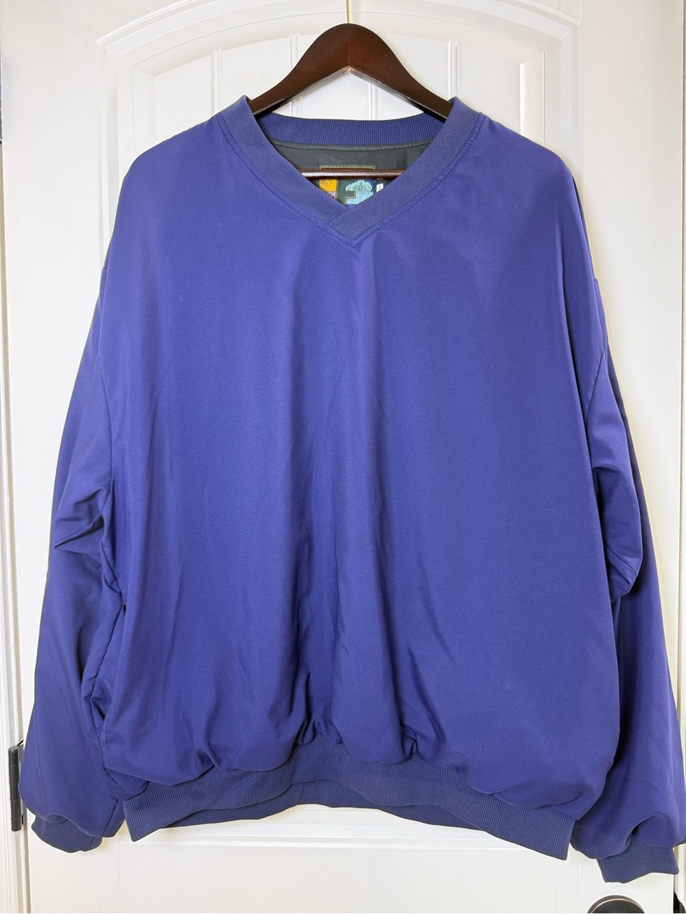 Vintage Forresters Windbreaker Womens XL Multicolor Lined Pullover Golf Jacket